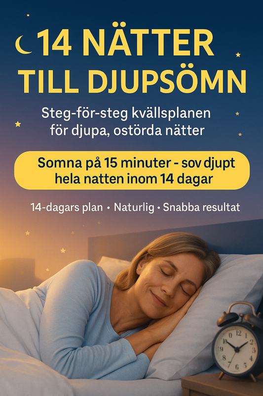 14-nättersplanen för ostörd sömn – börja redan ikväll