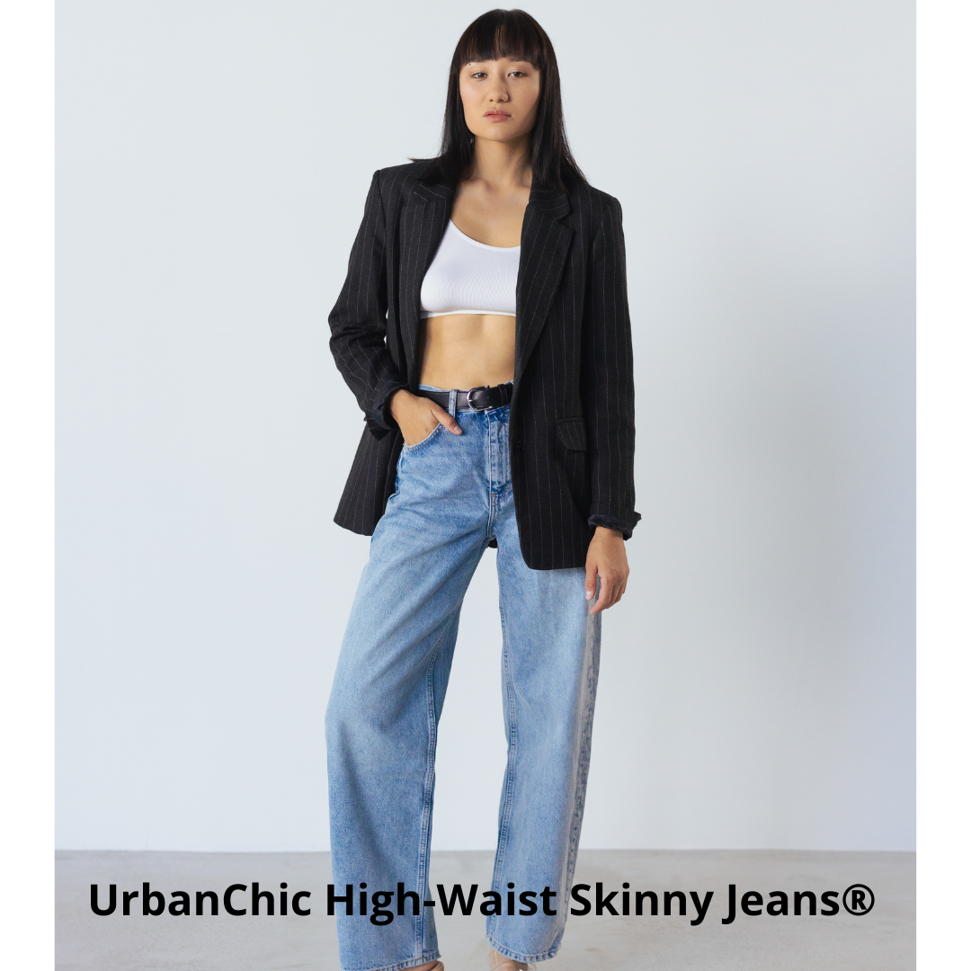 UrbanChic High-Waist Skinny Jeans